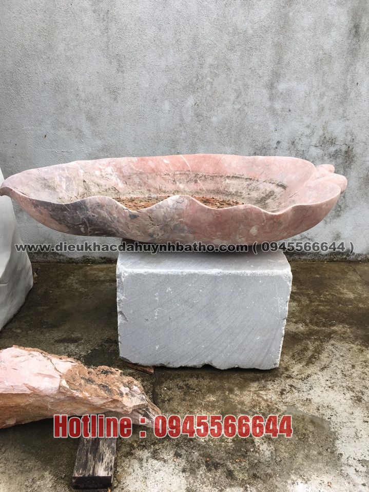 Chậu lá đá phong thủy