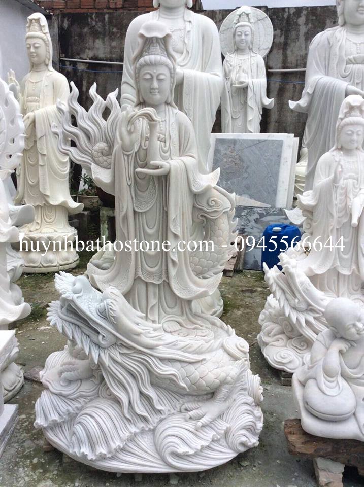 Tượng Bồ Tát Quán Thế Âm cưỡi Rồng