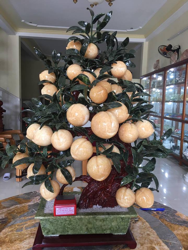 Cây đào ngọc hoàng long 38 quả lớn