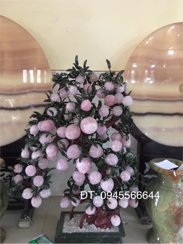Cây đào thạch anh hồng 88 quả