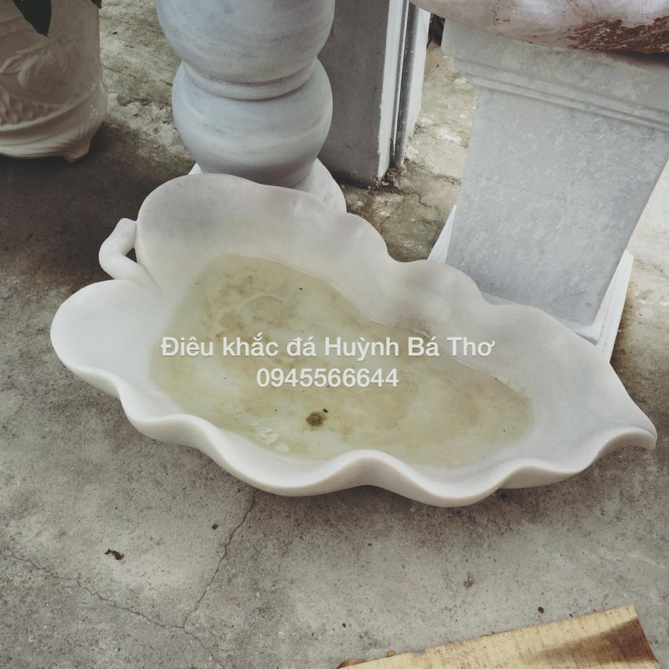 Chậu đá chiếc lá